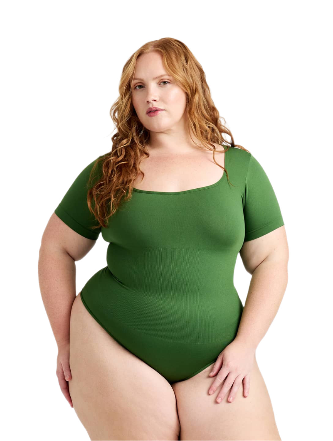 Square Neck Thong Bodysuit